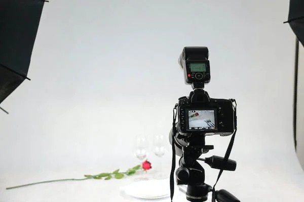 Fotoaparát a růže 
